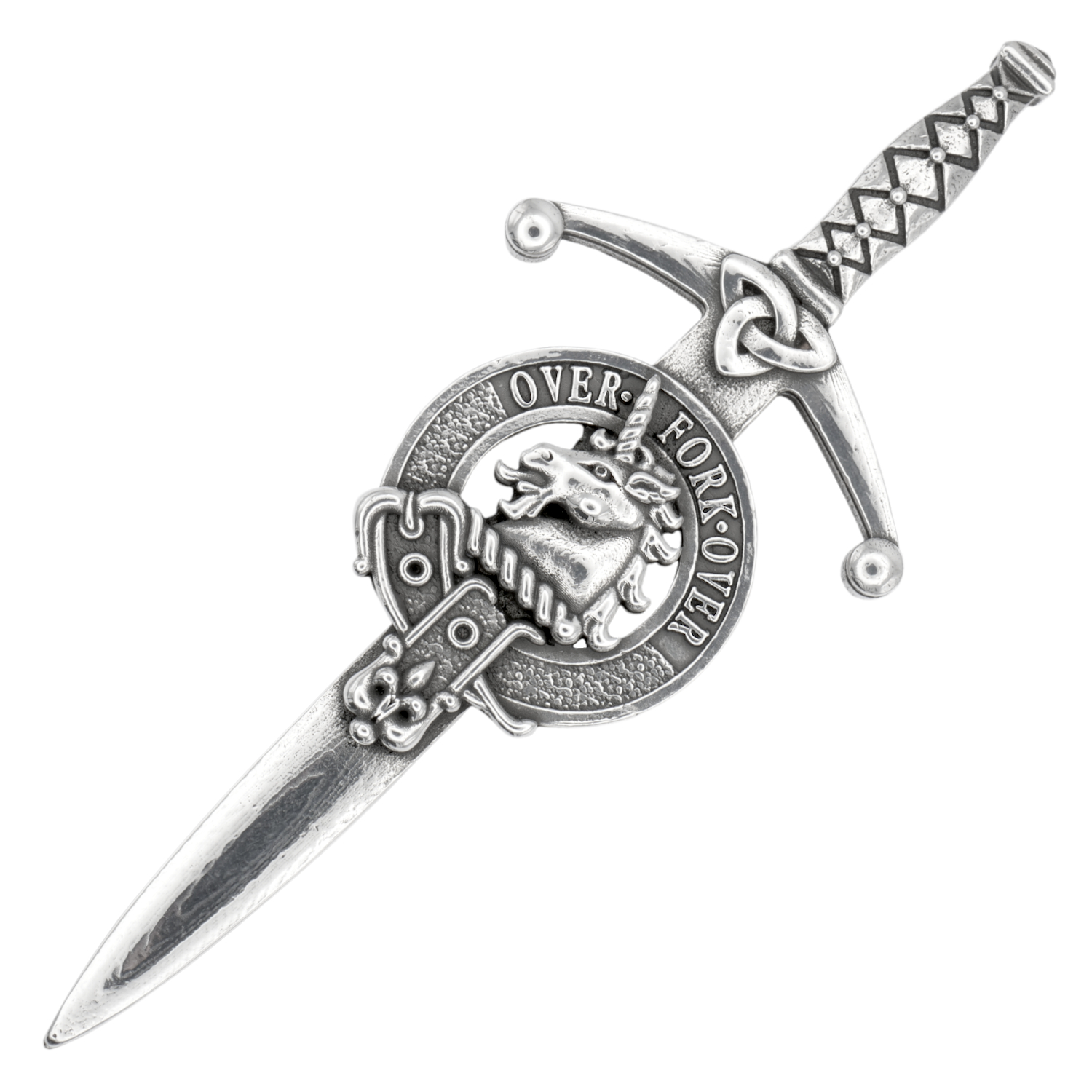 Cunningham clan crest kilt pin