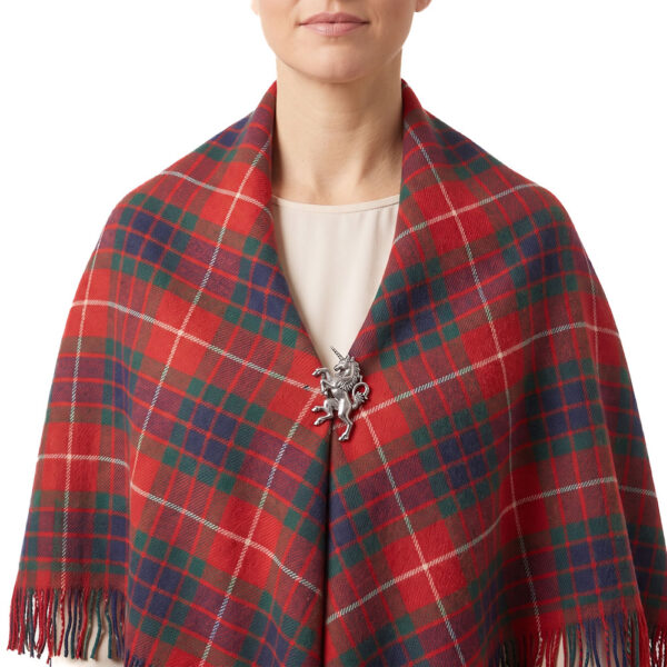 Shawl-2 Tartan shawl, alternate view
