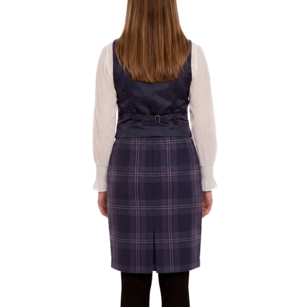 Straight-Skirt-2 Tartan straight skirt, alternate view