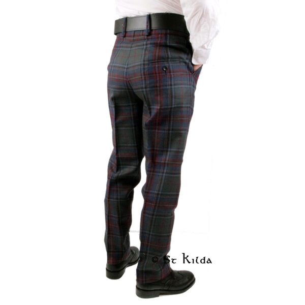 Trews-Argyll-3 Argyll tartan trews, side view