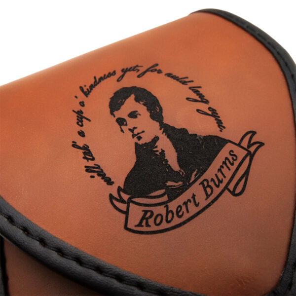 Robert Burns brown day sporran, view 2