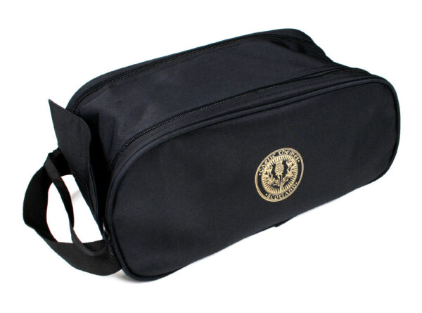 Black Ghillie brogue shoe bag