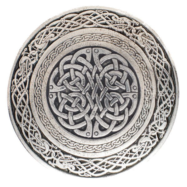 Celtic Knot Circular Belt Buckle