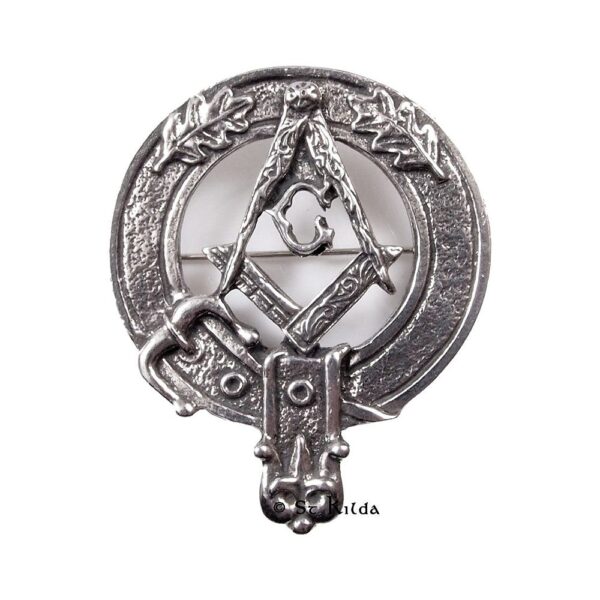 Masonic Crest cap badge