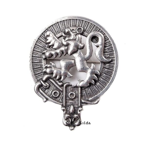 Lion Rampant Crest cap badge
