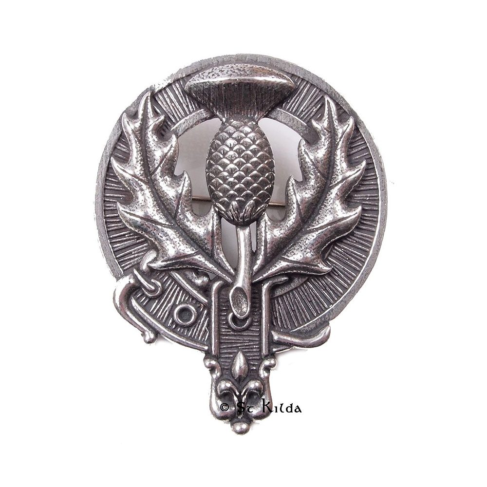 Thistle Crest cap badge