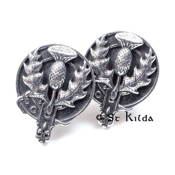 Thistle Crest cufflinks