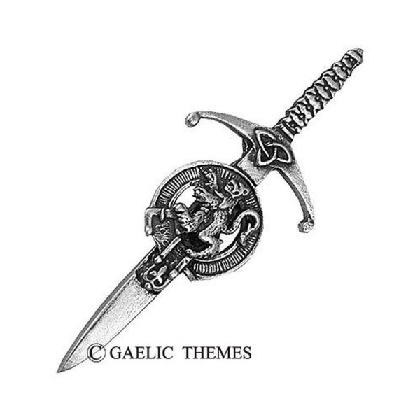 Lion Rampant Crest kilt pin