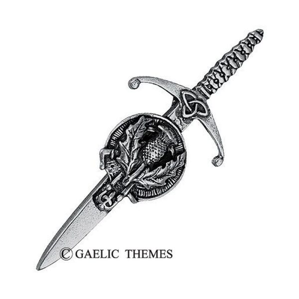 Thistle Crest kilt pin
