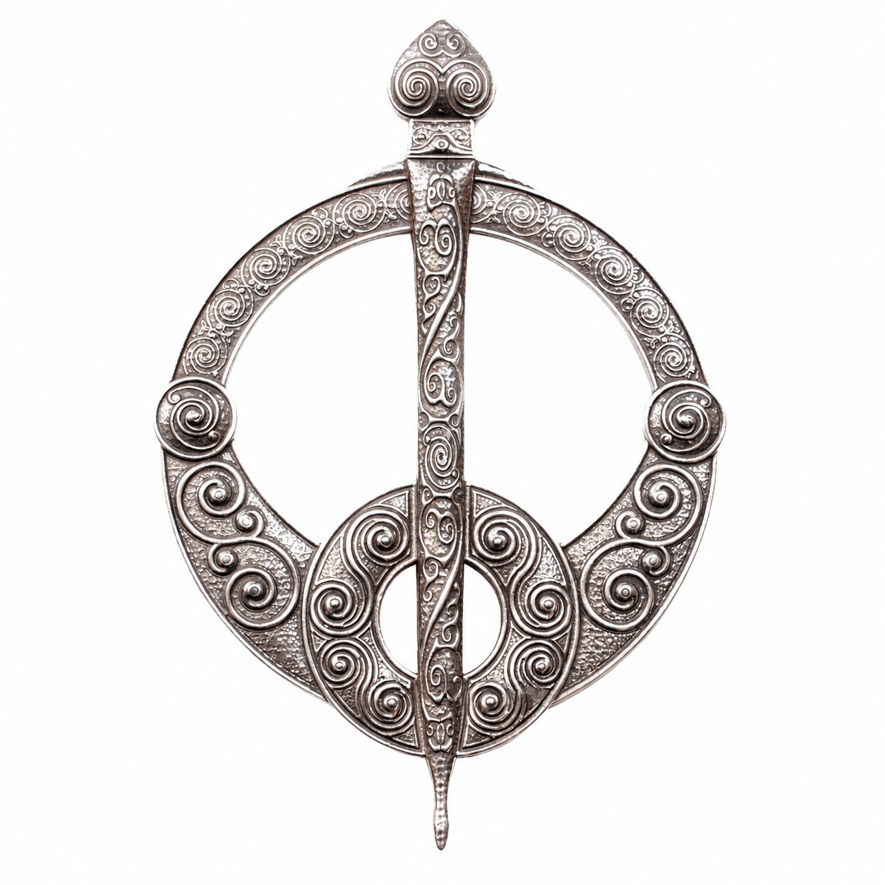 Battersea penannular plaid brooch