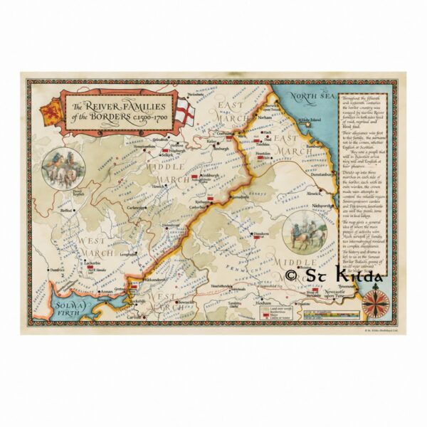 Clan Map of the Border Reivers