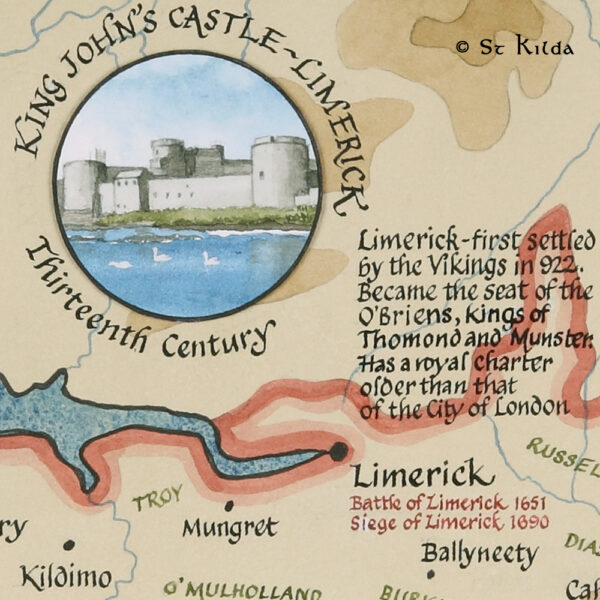 County Limerick families map detail