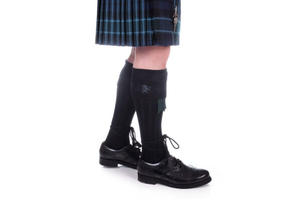 Black lion kilt hose