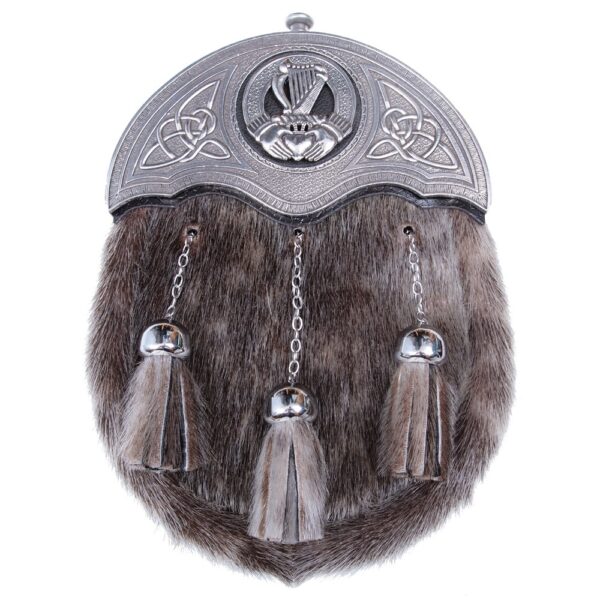 Customisable Irish clan crest dress sporran, product code L-SGTCLAN2