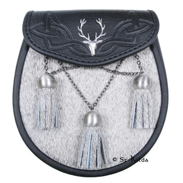 Stag Crest Semi-Dress Sporran, example configuration
