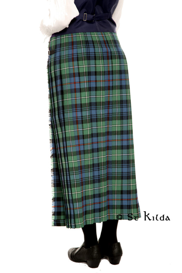 T-KCMTL04-2 Full-length hostess skirt, rear view