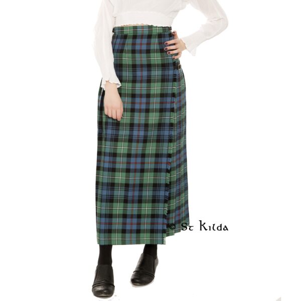 Made-to-measure tartan hostess skirt